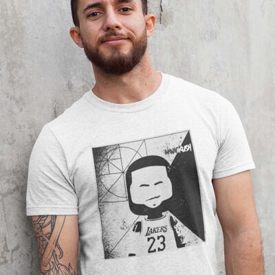 White Men's T-shirt Collection BW #23 - James