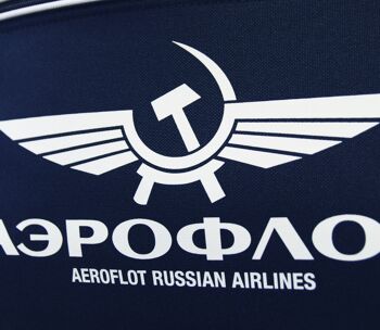 Aeroflot Russian Airlines sac messenger navy 4
