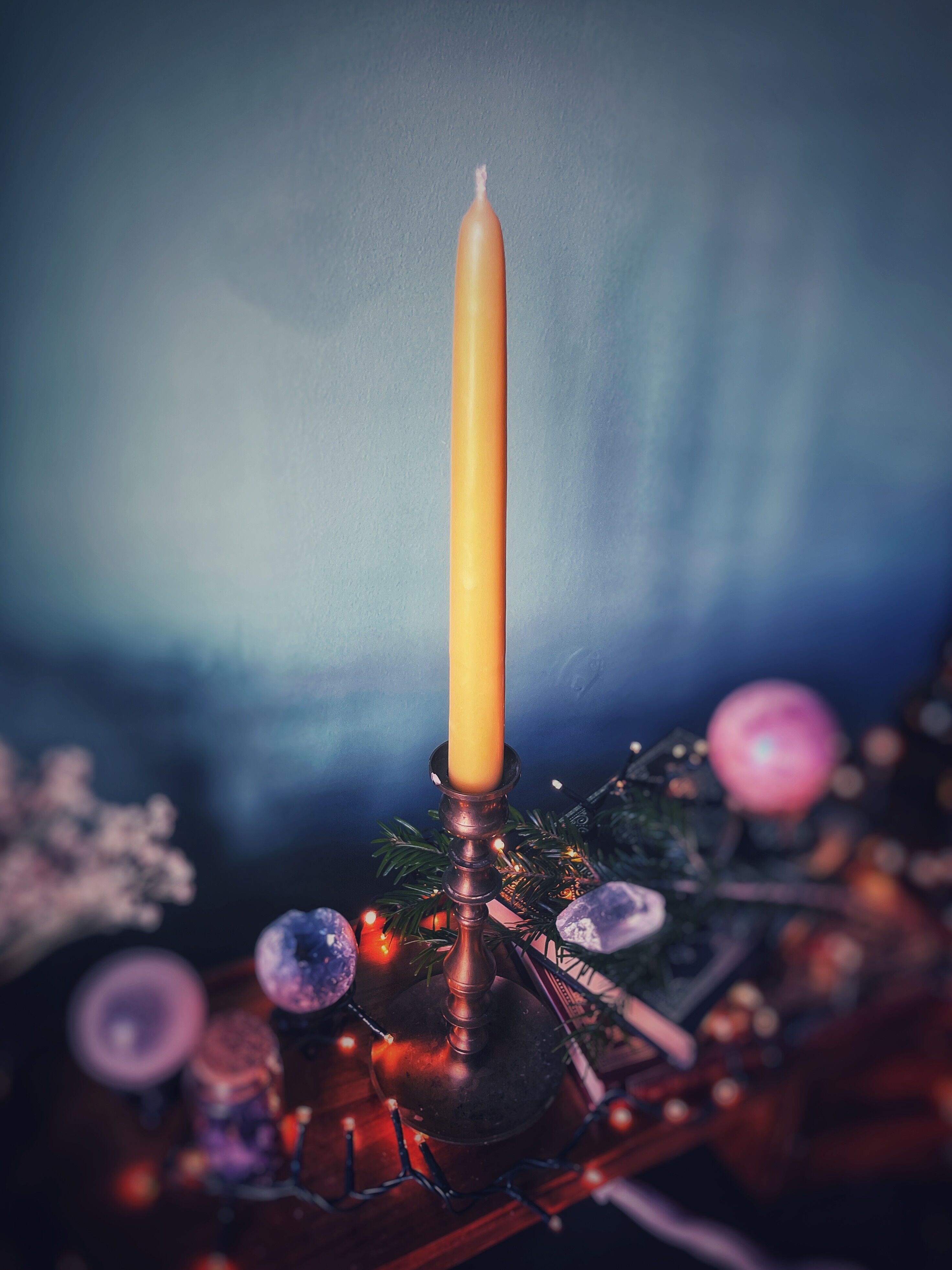 Chandelles trempées à la main en cire d'abeille - Taille XL