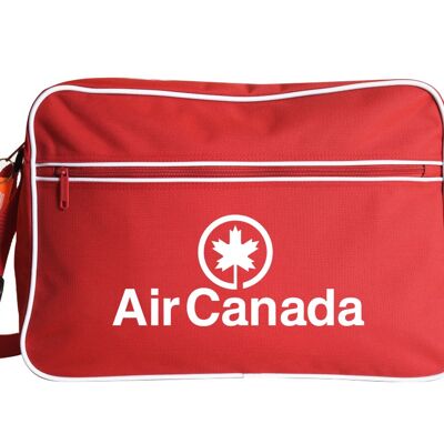 Air Canada messenger bag red