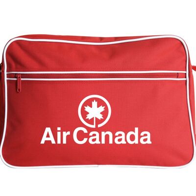 Bolso bandolera Air Canada rojo