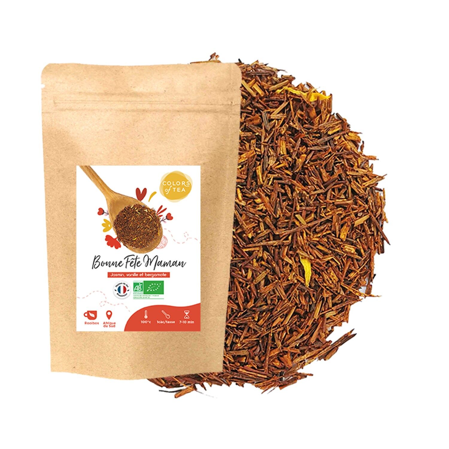 Buona festa della mamma - Rooibos Gelsomino, vaniglia e bergamotto - 100 g