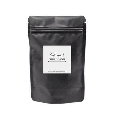 Cedarwood Scented Carpet Freshener Powder - Sample Bag (70g)