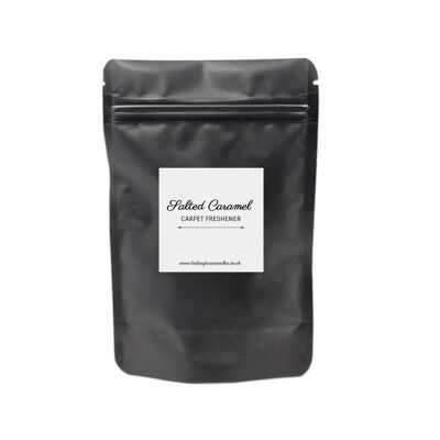 Poudre rafraîchissante pour tapis parfumée au caramel salé - Sachet standard (500g)