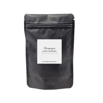 Polvo ambientador para alfombras con aroma a champán - Bolsa estándar (500 g)