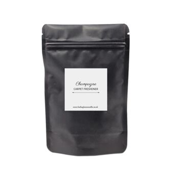 Poudre rafraîchissante pour tapis parfumée au champagne - Sachet standard (500g) 1