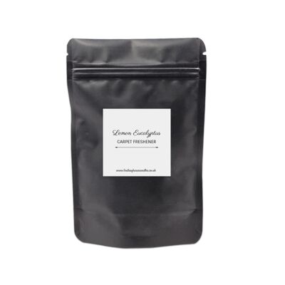 Lemon Eucalyptus Scented Carpet Freshener Powder - Sample Bag (70g)