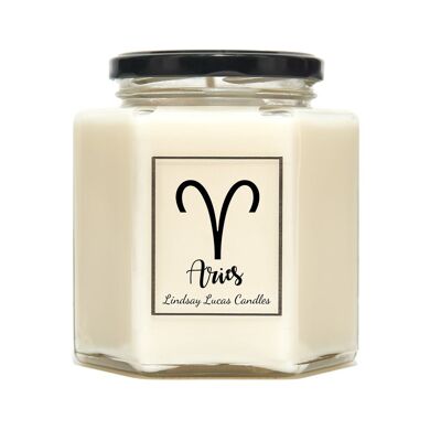 Aries Horoscope Candle - Large