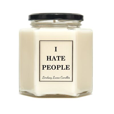 Candela profumata I Hate People - Piccola