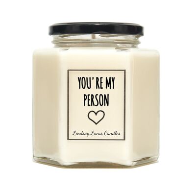 You're My Person Scented Candle - Medium