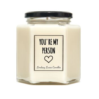 Bougie Parfumée You're My Person - Grande 1