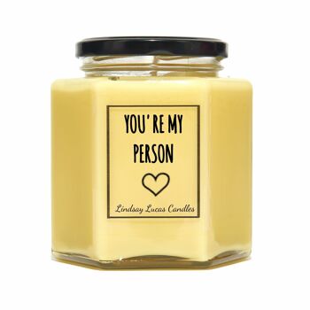 Bougie Parfumée You're My Person - Grande 3