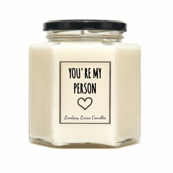 Bougie Parfumée You're My Person - Grande 4