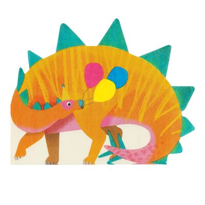 Party Dinosaur Shaped Napkins