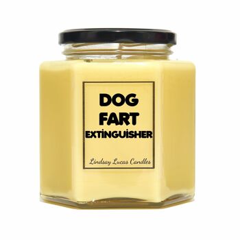 Bougie Parfumée Amusante Extincteur Pet De Chien - Petite 4