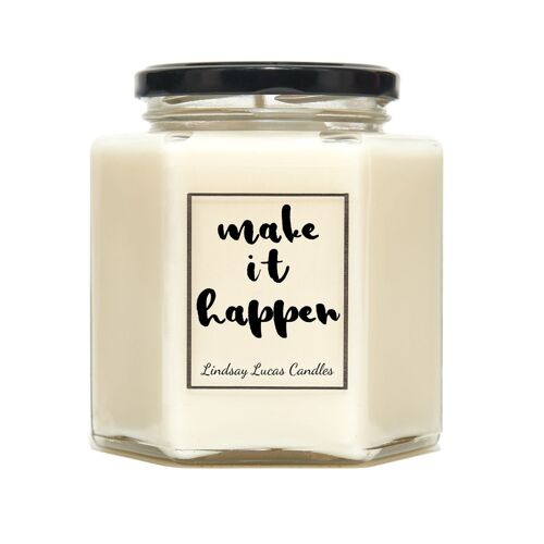 Make It Happen Positivity Scented Candle - Small