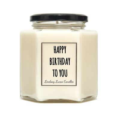 Vela Perfumada Happy Birthday To You - Pequeña