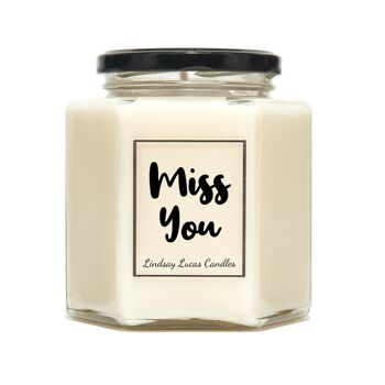 Bougie Parfumée Miss You - Moyenne 1