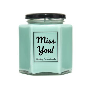 Bougie Parfumée Miss You - Moyenne 6