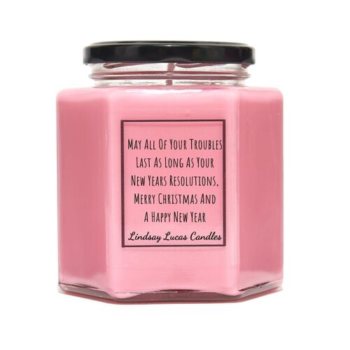 New Years Resolutions Scented Candle - Medium