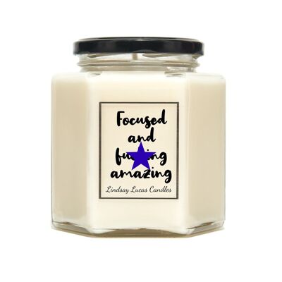 Focused and Fucking Amazing Scented Candle - Large