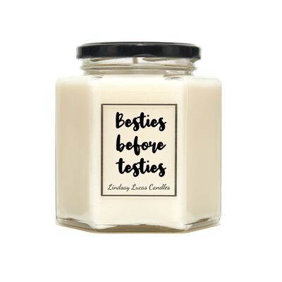 Besties Before Testies Scented Candle - Medium