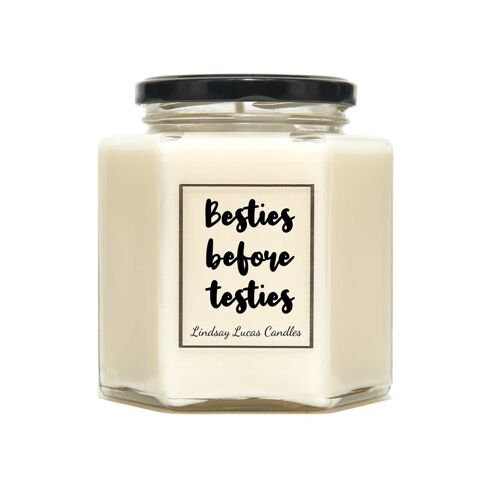 Besties Before Testies Scented Candle - Large