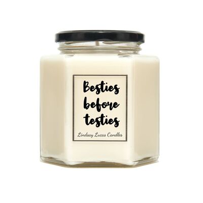 Besties Before Testies Scented Candle - Large