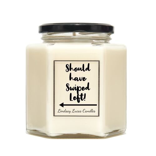 Should've Swiped Left Scented Candle - Medium