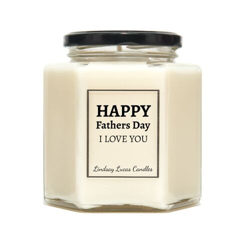 Happy Fathers Day Scented Candle - Medium