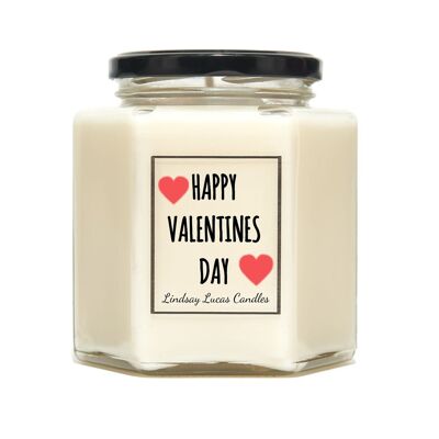 Vela Perfumada Happy Valentines Day - Mediana