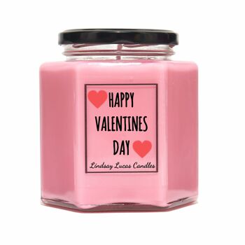 Bougie Parfumée Happy Valentines Day - Grande 4