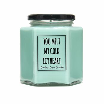 Bougie parfumée You Melt My Cold Icy Heart - Grande 4