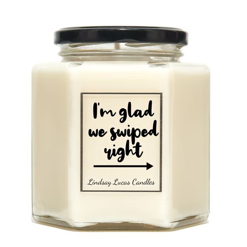 I'm Glad We Swiped Right Scented Candle - Medium