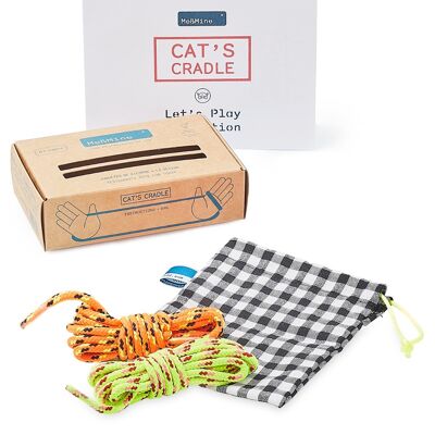 Jeu Cat's Craddle + sac + instructions