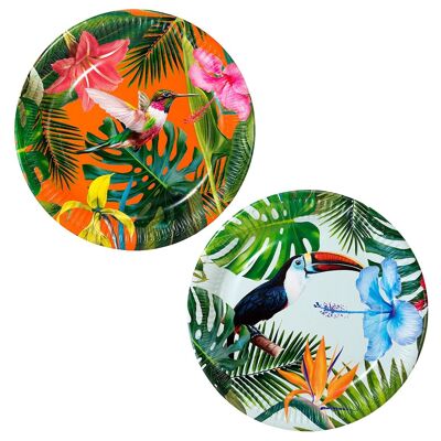 Tropical Fiesta Plates