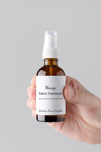 Vaporisateur désodorisant pour tissus parfumé à la mangue 3