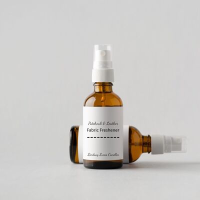 Patchouli & Leather Scented Fabric Freshener Spray