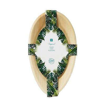 Tropical Palm Palm Leaf Platter