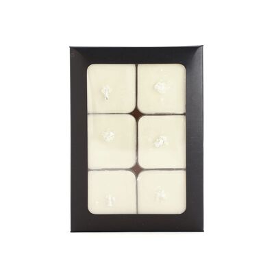 Velas ligeras de té perfumadas con guisantes dulces