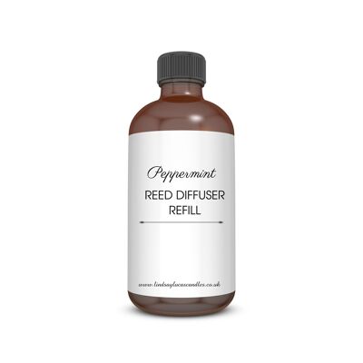 Peppermint Scented Reed Diffuser Refill