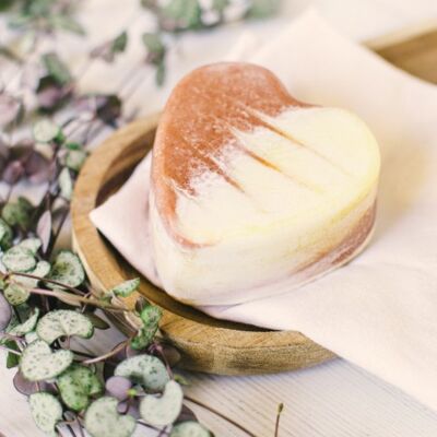 Soap "Heart" cold saponified "Pure" for the whole family