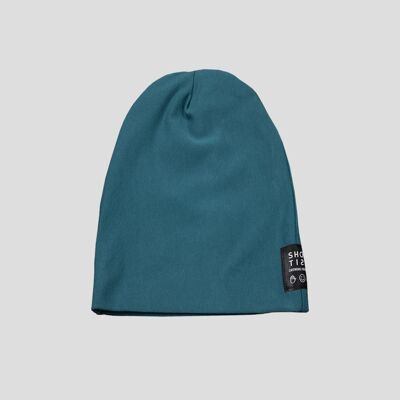 Gorro de felpa petróleo