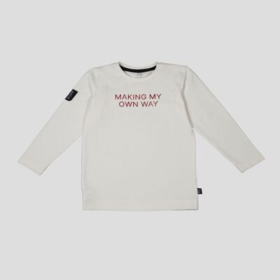 Camiseta beige my own way