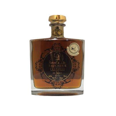 Calvados Marcel et Lea Faucheur Très Vieille Réserve30 Ans 70cl