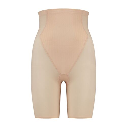 Powermesh High Waist Short Beige