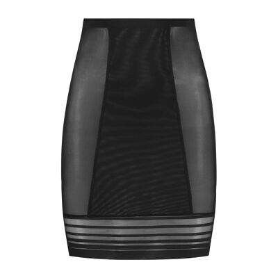 Jupe Taille Haute Powermesh Noir