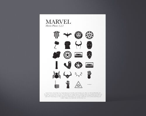 Affiche Marvel - 30x40cm