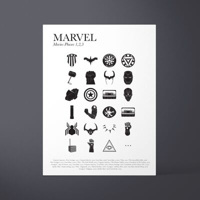 Afiche Marvel - 30x40cm