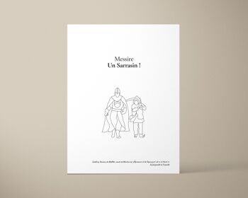 Affiche Les Visiteurs "Un Sarrasin" 2